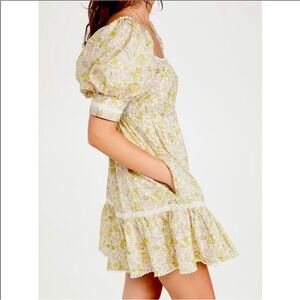 Anthropologie Love The Label Floral Mini Dress